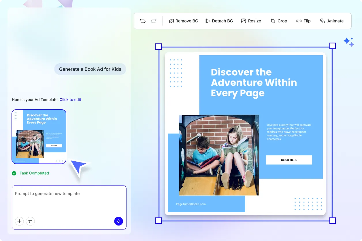 Free AI Ad Generator, Create Ad Images Online [ No Signup ]